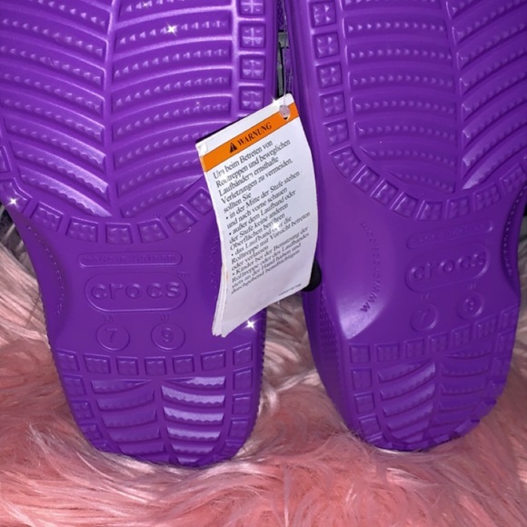Sold‼️Purple designer crocs - Picture 3 of 3